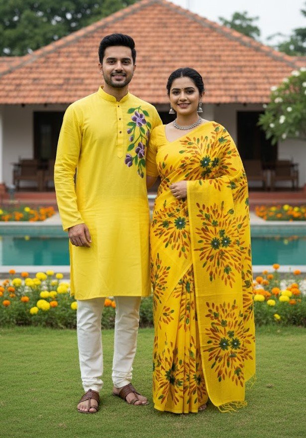 প্রিমিয়াম হাফ সিল্ক শাড়ি